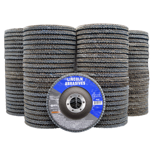 100 pack flap discs - flap, 40